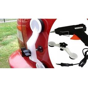 Інструмент для видалення вм'ятин на авто Clefers Pops-a-Den- Рихтування своїми руками - Клей, Пістолет, Присоска UO-240 в