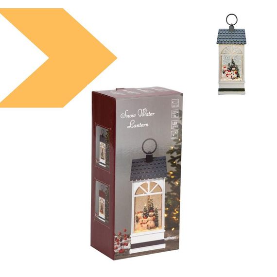 Новорічний нічник-ліхтар з ефектом метелика XMAS WDL-24074B (47704-10099_818) | Зображення 1