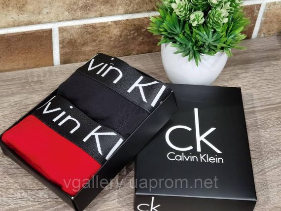 Подарочный набор мужского белья CK в коробке на 2шт  (7 цветов на выбор) | Зображення 1