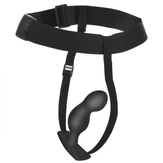 Анальний вібратор на ремінці XR Brands Prostate Plug з дистанційним керуванням, чорний Sex Aura