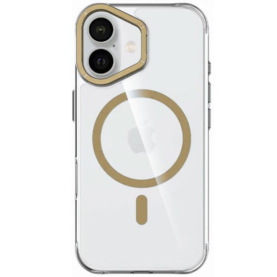 Чехол TPU Space Case Apex with MagSafe для Apple iPhone 16 (6.1") Gold | Зображення 1