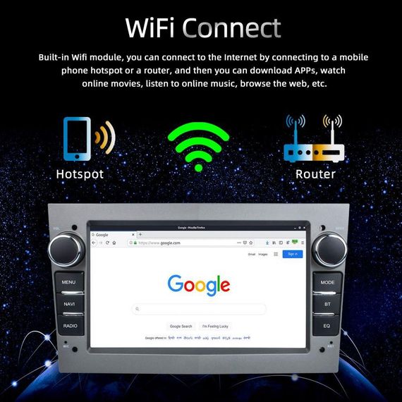 Штатна магнітола Opel UNIVERSAL 7'' Android 12 4+32GB Carplay-IPS XPRO (43193-op-721s_4695) | Зображення 6