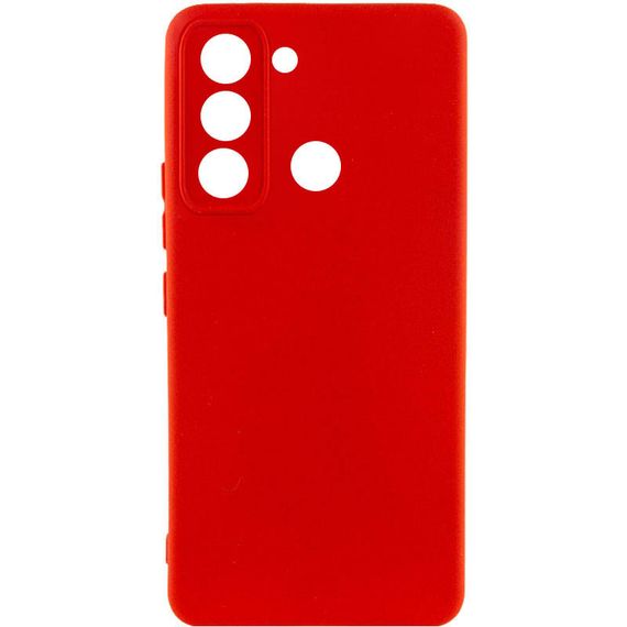 Чехол Silicone Cover Lakshmi Full Camera (A) для TECNO Spark 8C Full camera, Бордовий/Marsala Full camera, Червоний / Red