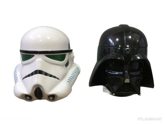 Подарочный Набор Кружка Чашка Бокал 3D Крышкой Star Wars Дарт Вейдер и Штурмовик 3D | Зображення 2