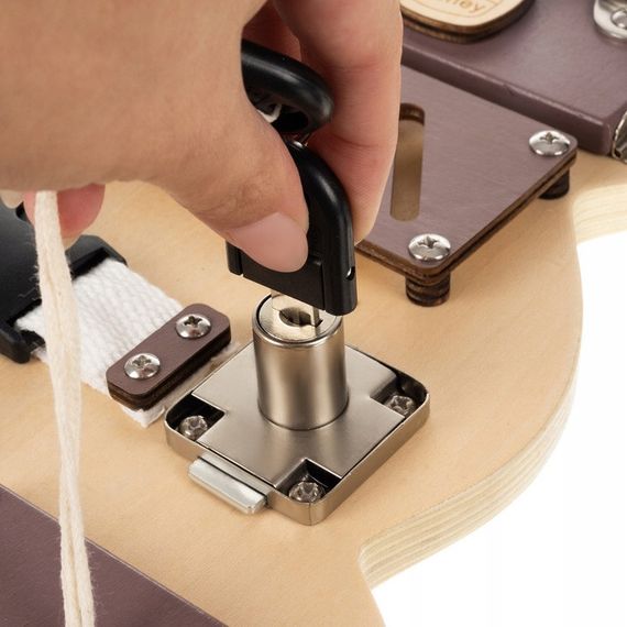 Доска развивающая для детей Kruzzel 22584 бизиборд монтессори 14в1 | Зображення 3