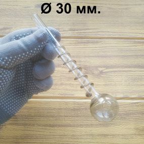 Стеклянная трубка Spira Oil Gray