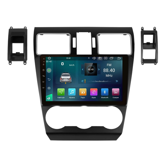 Штатна магнітола Cyclone C9-006 DVR. 2+32Gb. DSP. CARPLAY Subaru Forester 2013-2019 з великим екраном