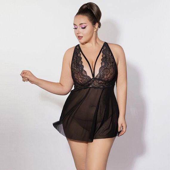 Плаття JSY P61151 Black Plus Size Sex Aura | Зображення 5