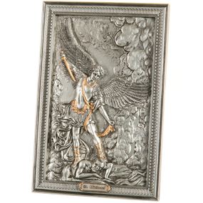 Панно настенное Архангел Михаил Grey 23.5 см