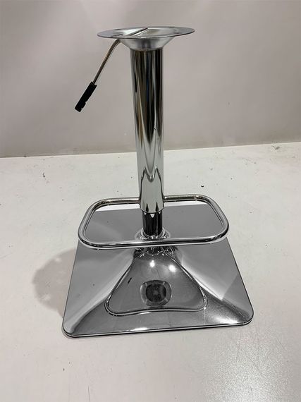 Барное кресло Jeff Bar 4-CH-Base велюр зеленый B-1036 на квадратной хромированной ножке с регулировкой высоты | Зображення 3