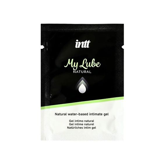 Пробник лубриканта на водній основі Intt My Lube Natural, 2 мл