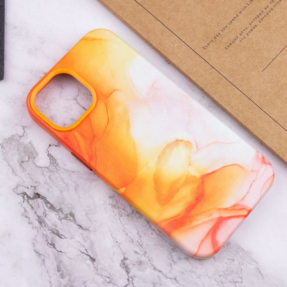 Кожаный чехол Figura Series Case with MagSafe для Apple iPhone 11 Pro Max (6.5") Искусственная кожа, Orange | Зображення 2
