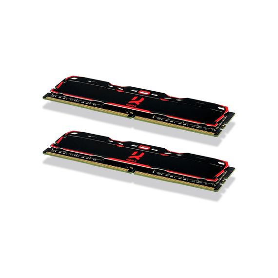 Модуль пам&#039;яті для комп&#039;ютера DDR4 32GB (2x16GB) 3200 MHz IRDM Black Goodram (IR-X3200D464L16A/32GDC) | Зображення 1