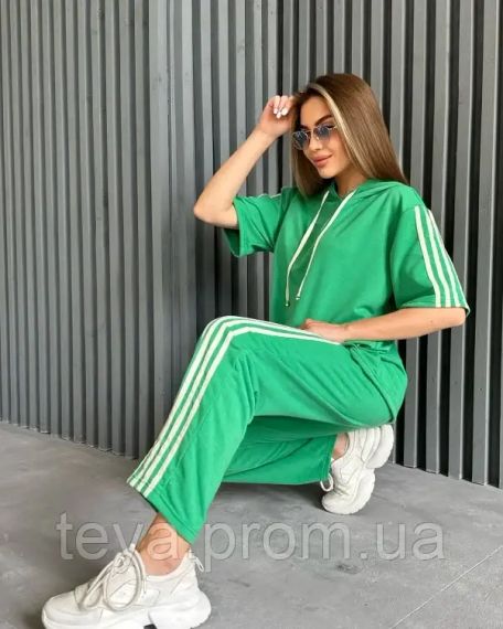 Спортивний костюм для жінок, колір зелений FI_007872 | Зображення 1