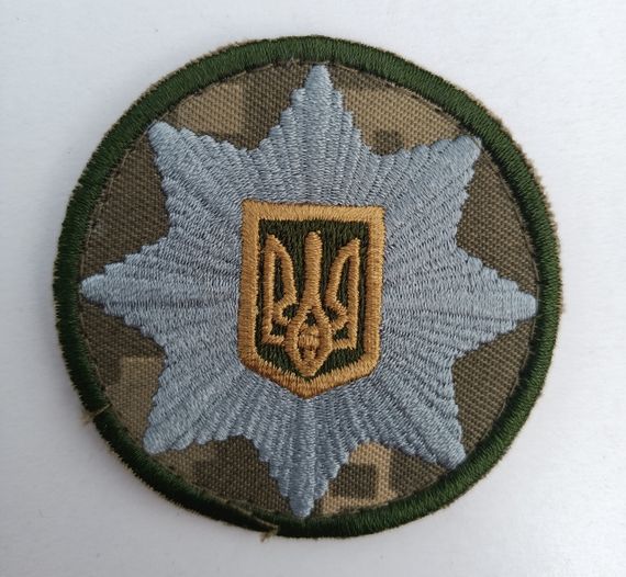 Кокарда поліція на липучці (піксель)