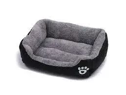 Лежанка - пуфик для кошек и собак Черная S(40*25)