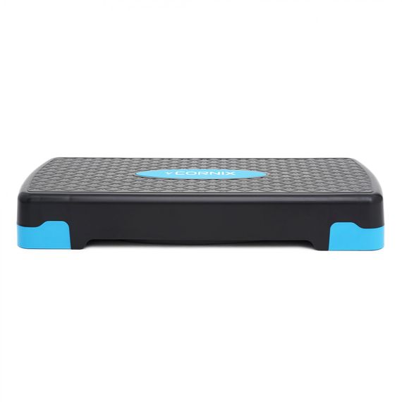 Степ-платформа 2-ступінчаста Cornix 68 х 28 х 10-15 см XR-0191 Black/Blue | Зображення 1