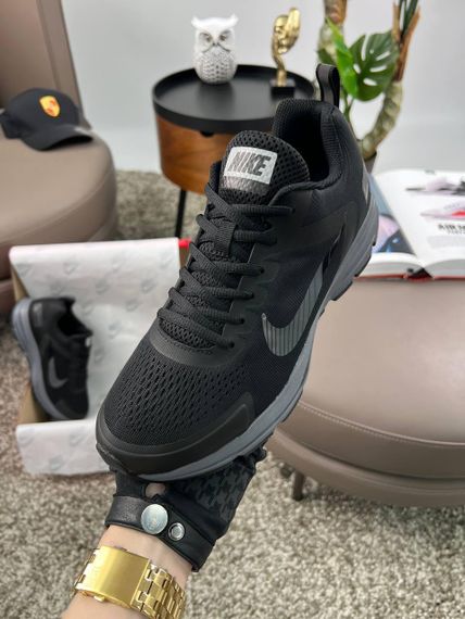 Чоловічі кросівки Zoom Structure 17x Black Grey (текстиль) весна / літо / осінь 43 27.5 см | Зображення 2