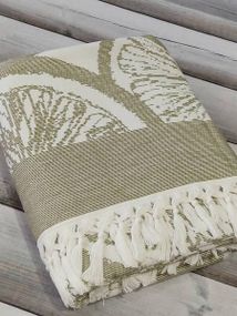 Полотенце Пештемаль Pupilla PUP. Lagun yesil 90х170см