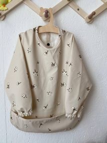 Нагрудник дитячий з рукавами для годування та творчості Бавовна