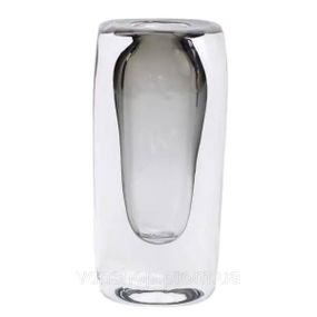 Ваза стеклянная прозрачная 8.3х6х18.5 см для цветов декоративная 150 мл HP-10-17