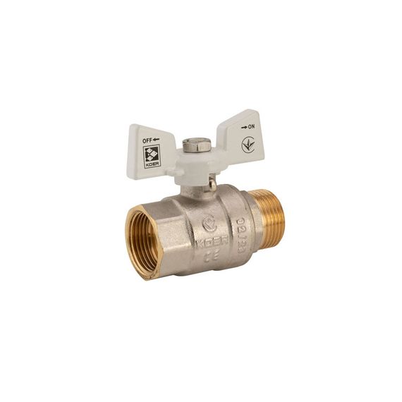 Кран шаровой KOER 3/4" ГШМ (KR.218.W) белый (KR0183) | Зображення 2