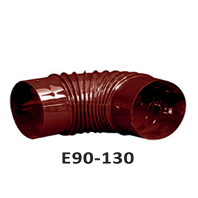 Коліно для димаря Duval Е90-130