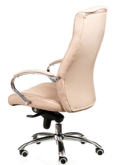 Офисное кресло Sicilia beige с высокой спинкой, на механизме Multiblock (с фиксацией в 4-х положениях) | Зображення 1