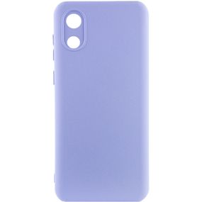 Чехол Silicone Cover Lakshmi Full Camera (A) для Samsung Galaxy A03 Core Сиреневый / Dasheen