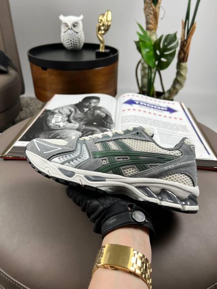 Чоловічі кросівки ASICS Gel-Kahana 14 Grey Silver Green весна / літо / осінь A3806 43 27.5 см