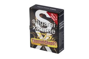 Упаковка 3шт Sagami Xtreme TAPERED SHAPE Cobra