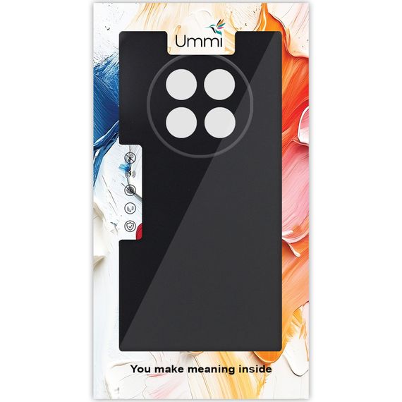 Чохол Silicone Cover Ummi Lakshmi Full Camera (AA) для Realme 12 5G Чорний / Black | Зображення 2