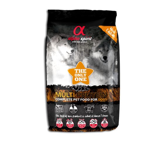 Сухий корм для собак з куркою та рибою Alpha Spirit The Only One Multiprotein, 3 кг