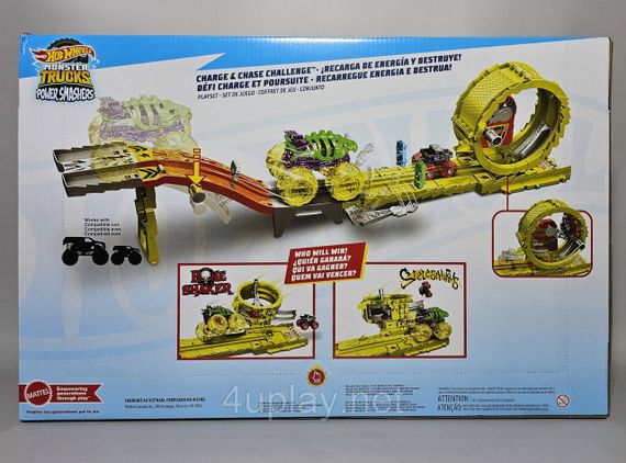 Трек Хот Вілс Монстр-трак Заряджай та переслідуй Оригінал Hot Wheels Monster Trucks Race & Chase Challenge | Зображення 6