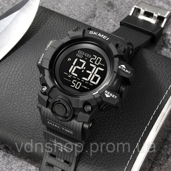 Водонепроникні годинники 50 м SKMEI, Цифрові годинники для активного способу життя YU-46 | Зображення 1
