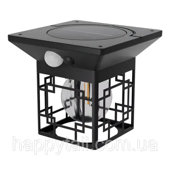 Уличный подвесной фонарь на солнечной батарее с датчиком движения и Filament LED HP-L-15