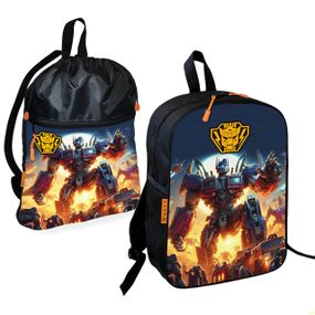 Школьный рюкзак детский Трансформеры + Сумка для обуви спортивной формы рюкзак-мешок мальчику (01851)