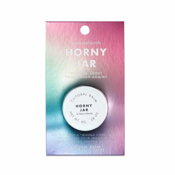 Збудливий бальзам для клітора Bijoux Indiscrets Clitherapy: HORNY JAR аромат сандалу Sex Aura | Зображення 1