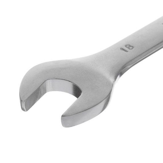 Ключ ріжково-накидний шарнірний 18 мм, Cr-V INTERTOOL XT-1418 | Зображення 1