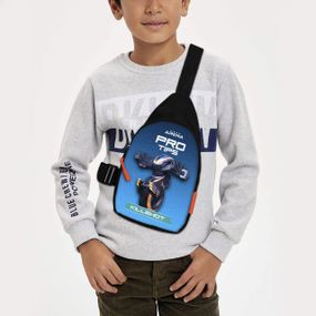 Сумка через плече дитяча Mech Arena 29х17 см сумка слінг для хлопчика (01952)