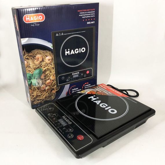 Настільна плита індукційна електрична MAGIO MG-441 1350 Вт, сенсорні електроплити, індукційна плита