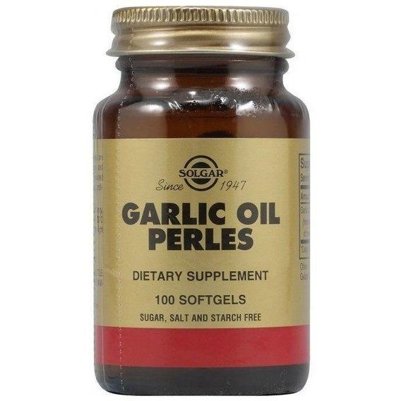 Чеснок Solgar Garlic Oil Perles 100 Softgels