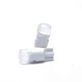 Светодиодная лампа T10 2SMD 2835 матовая керамика 120Lm W2,1x9,5d WHITE 12V/24V