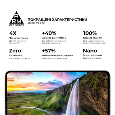 Стекло защитное Armorstandart Pro Xiaomi Poco M7 5G Black (ARM85175) | Зображення 4