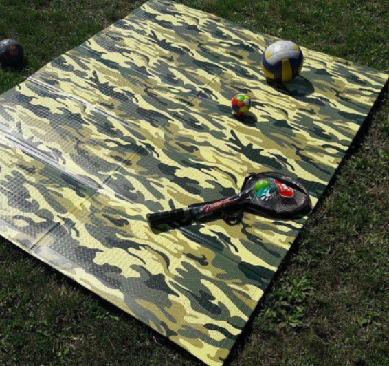 Коврик для пикника 200х150см складной термоковрик туристический каремат