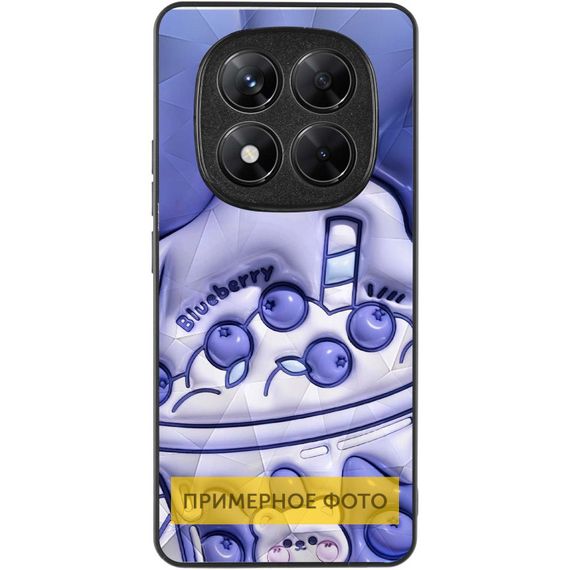 TPU+PC чохол Prisma Fluffie для Xiaomi Redmi Note 14 4G (Int. version) Blueberry | Зображення 1
