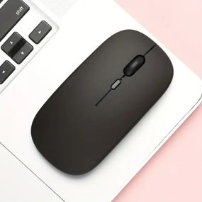 Геймерская беспроводная мышь Ludum тихая Wi-Fi черна