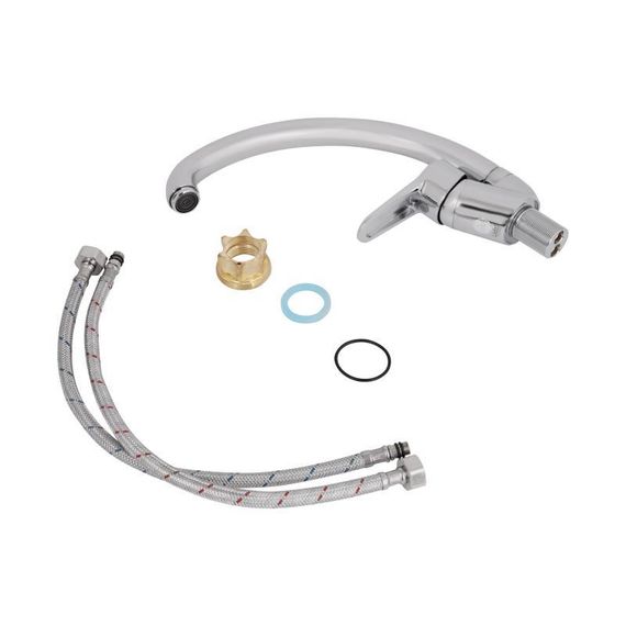 Смеситель для кухни Lidz Nicole 008F (k35) LDNIC008FCRM21877 Chrome | Зображення 6