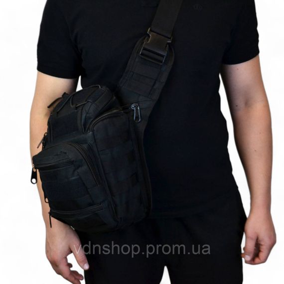 Тактична сумка на груди, Чоловіча сумка через плече нагрудна Практична чоловіча слінг PH-99 | Зображення 1