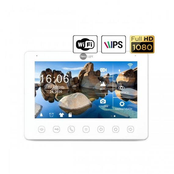 Комплект видеодомофона Neolight NeoKIT HD WF (BlackBronzeSilver)micro SD | Зображення 9